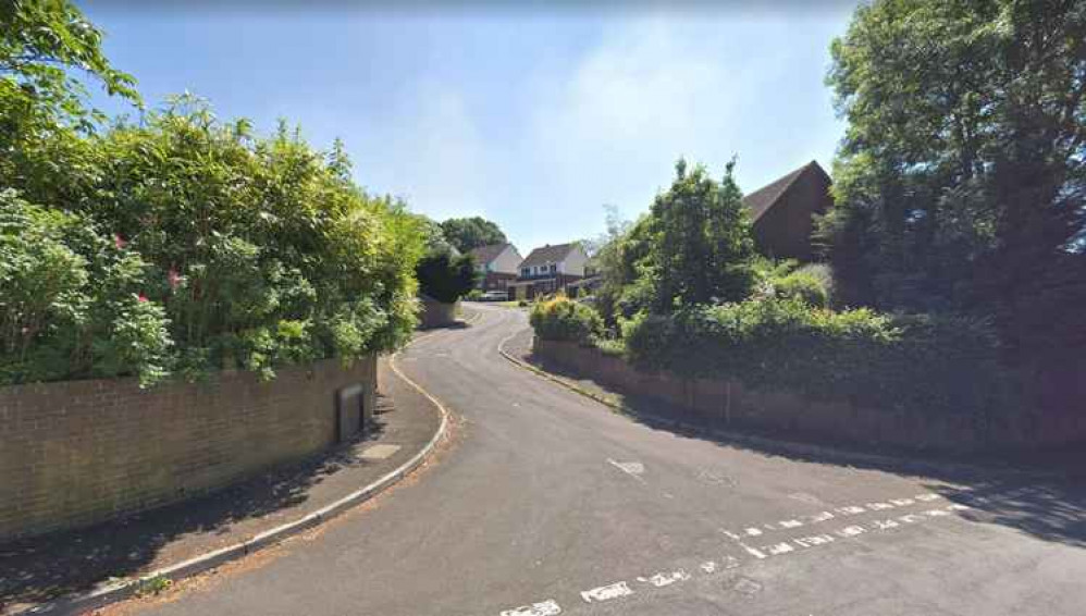 The incident happened in Ridgeway Gardens in Glastonbury (Photo: Google Street View)