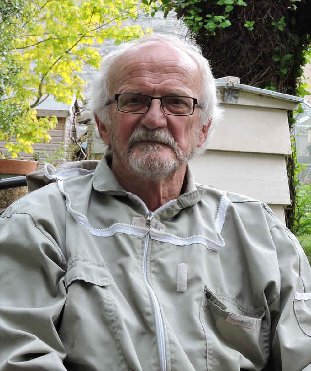 Chairman of Somerset Beekeepers' Association, Stuart Gould