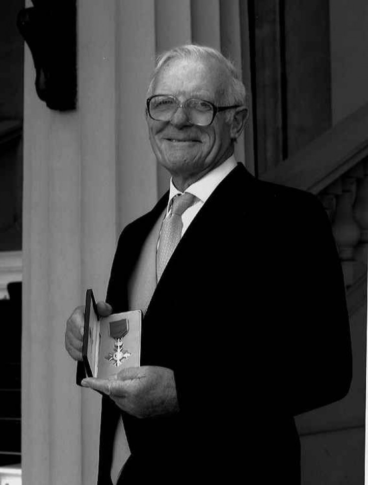 John Brunsdon receives his MBE