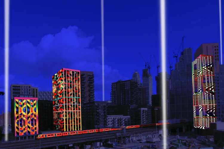 Line of Light: The installation will shine into the sky