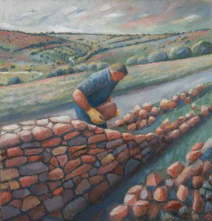 Kevin Toal, dry stone waller