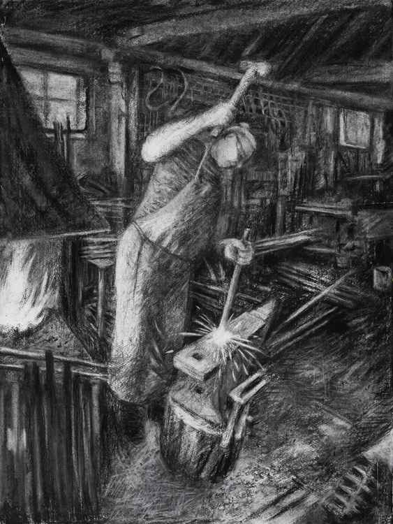 Ian Whitefield, blacksmith