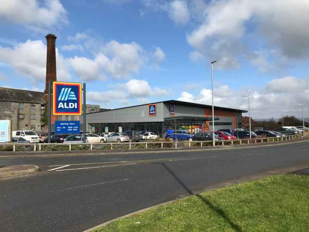 Aldi in Glastonbury