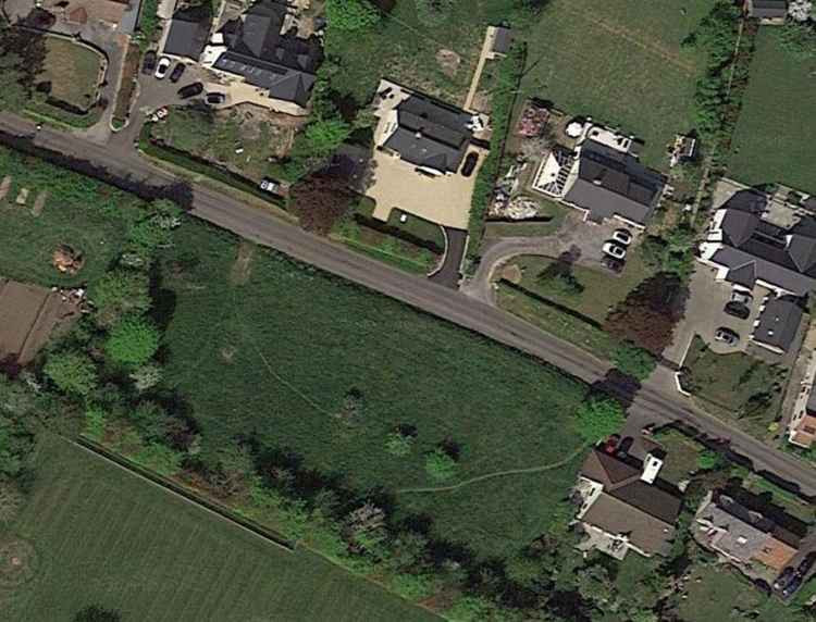 The area of land where the new homes were proposed to be built (Photo: Google Maps)