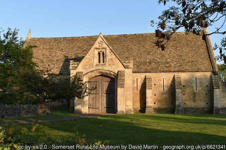 The Abbey Barn at the Somerset Rural Life Museum in Glastonbury