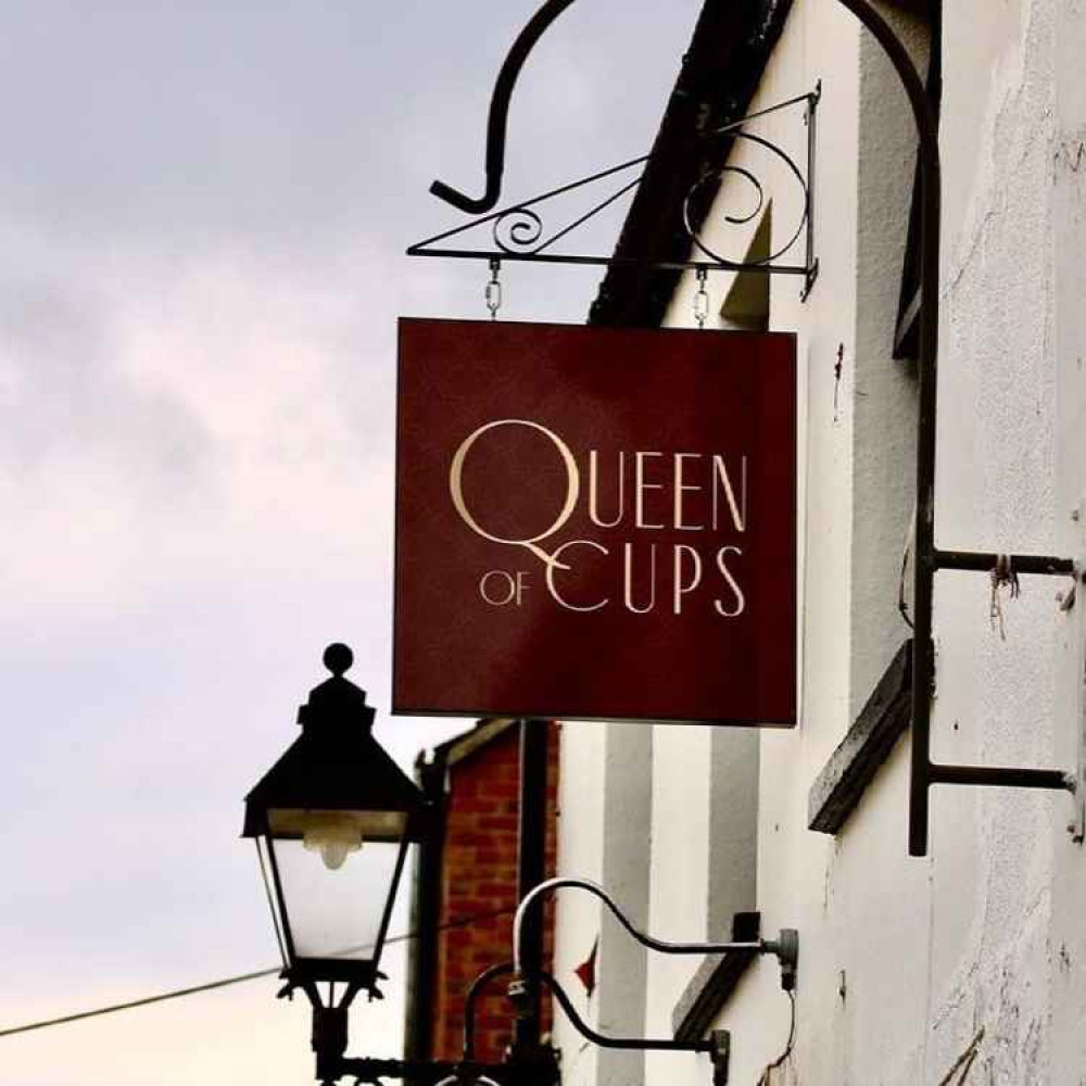 The Queen of Cups was previously the Hawthorns in Glastonbury