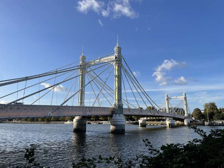 Albert Bridge was nearly knocked down in the 1950s but was saved after a vigorous campaign by local residents. (Credit: Lexi Iles)