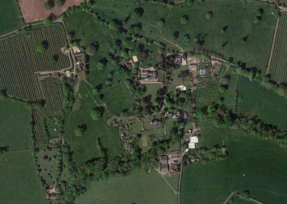 The plane had to make an emergency landing in East Pennard (Photo: Google Maps)