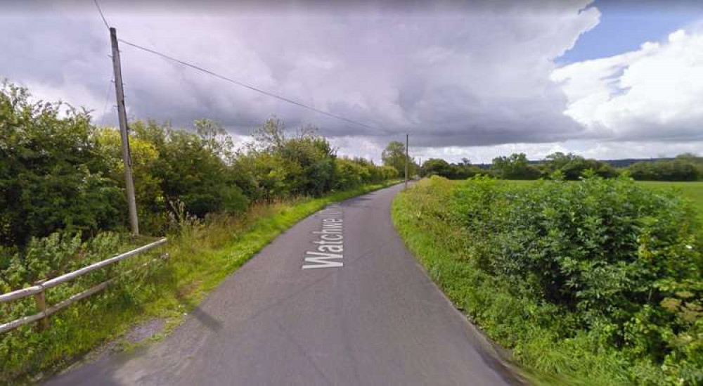 The crash happened in Watchwell Drove, near Glastonbury (Photo: Google Street View)