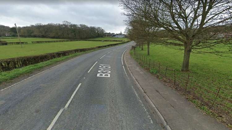 The crash happened on the B3151 on the outskirts of Street (Photo: Google Street View)