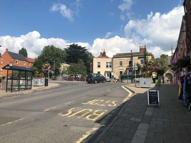 The view from the top of the High Street