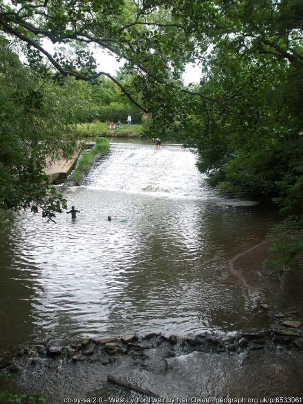 The weir at West Lydford