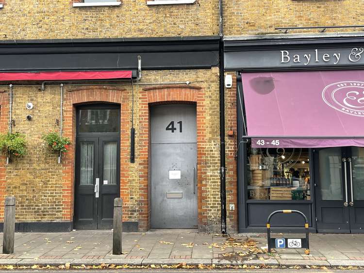 Cooke Latham Gallery sits behind the silver door on Parkgate Road (credit: Lexi Iles)