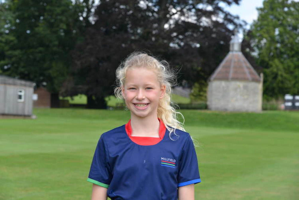 Millfield Prep rider Emily Gulliver competed for England at the Home Pony competition