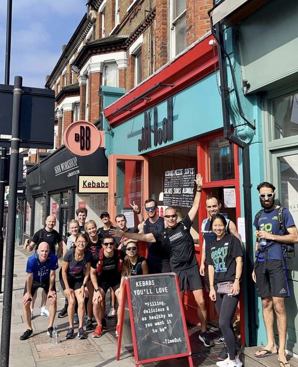 After running 7.5 miles we think that kebab would be well deserved (credit: BabaBoom London)