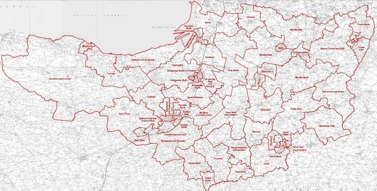 Option 3 for proposed electoral map for new Somerset unitary council (110 councillors in multi-member wards) (Photo: Somerset County Council)