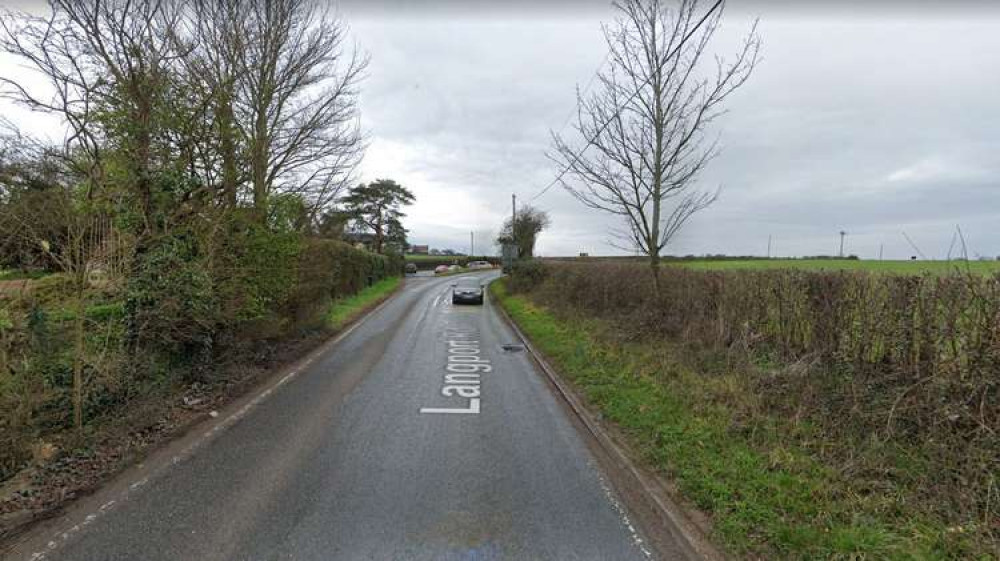 The crash happened on the A372 near Middlezoy (Photo: Google Street View)