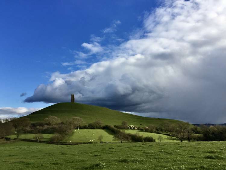 Storm over Glastonbury (Photo: Melissa Taylor)