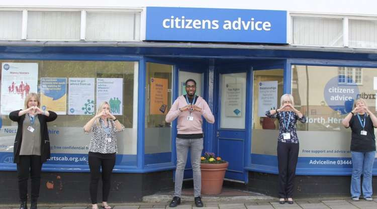 Many from Citizens Advice in Letchworth will be walking 17 miles to Royston to raise funds and awareness. CREDIT: Citizens Advice Twitter