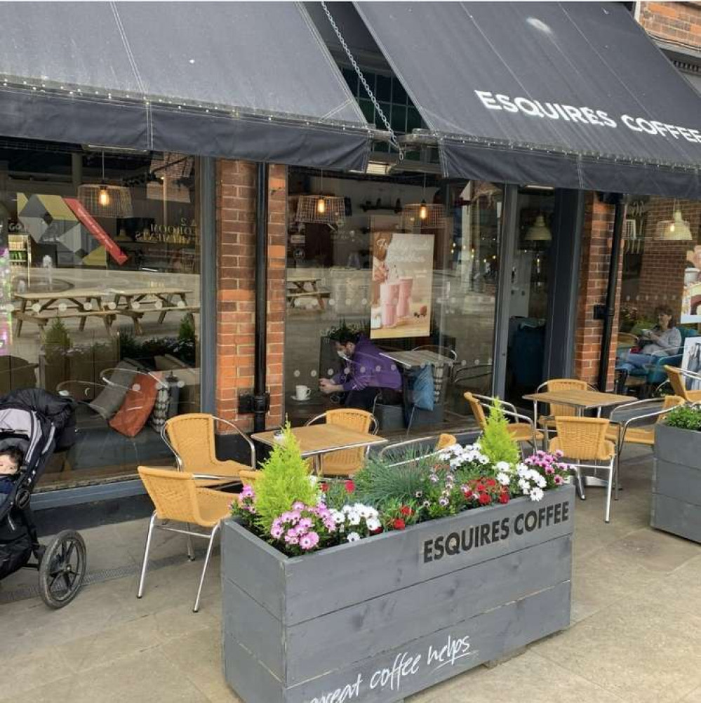 Letchworth: Have you seen the bright new flower displays outside Esquires Coffee. CREDIT: Esquires Instagram