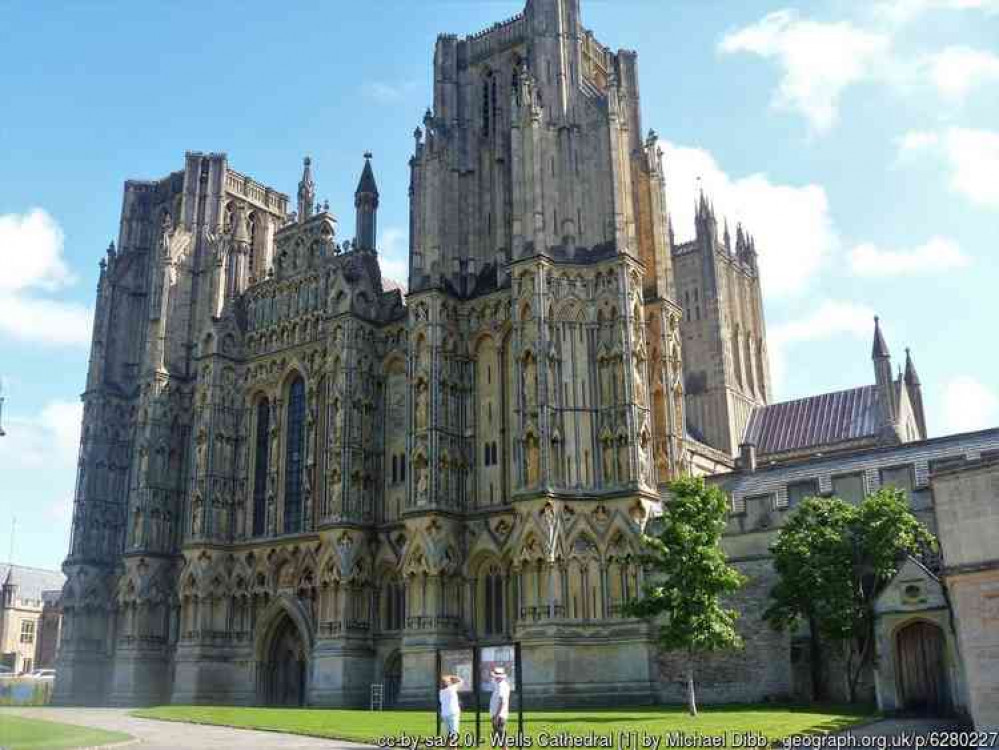 The West Front of Wells Cathedral