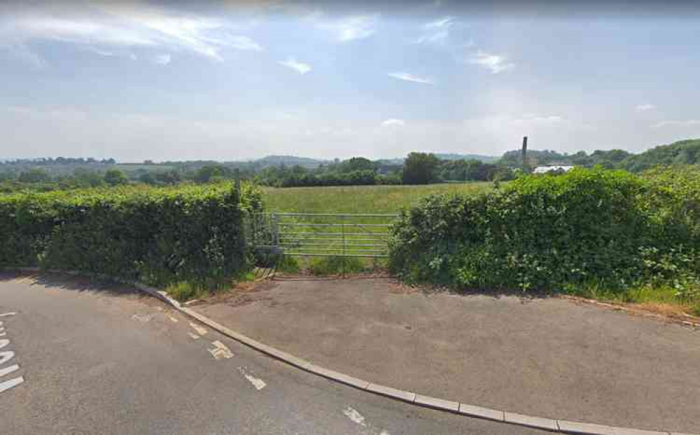 The site on the edge of Wells and Wookey Hole where it is proposed that 90 homes be built (Photo: Google Street View)