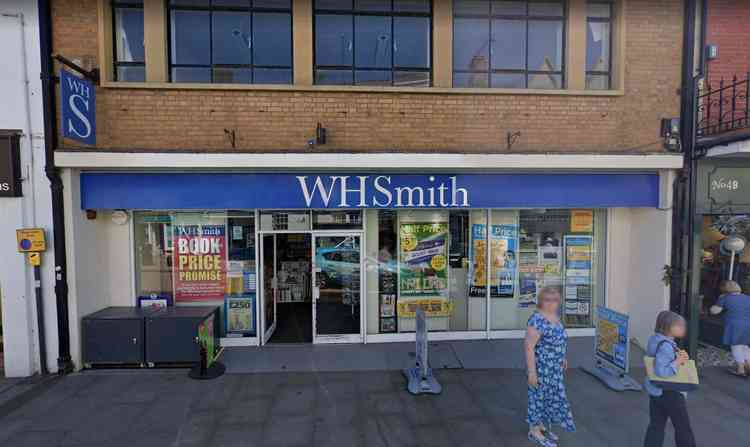 W H Smith in Wells - see today's events (Photo: Google Street View)