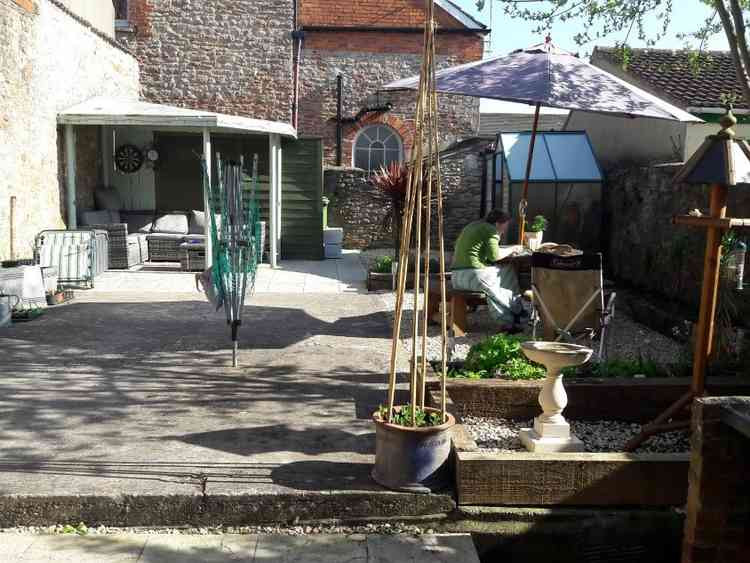 The refurbished garden at Spencer House