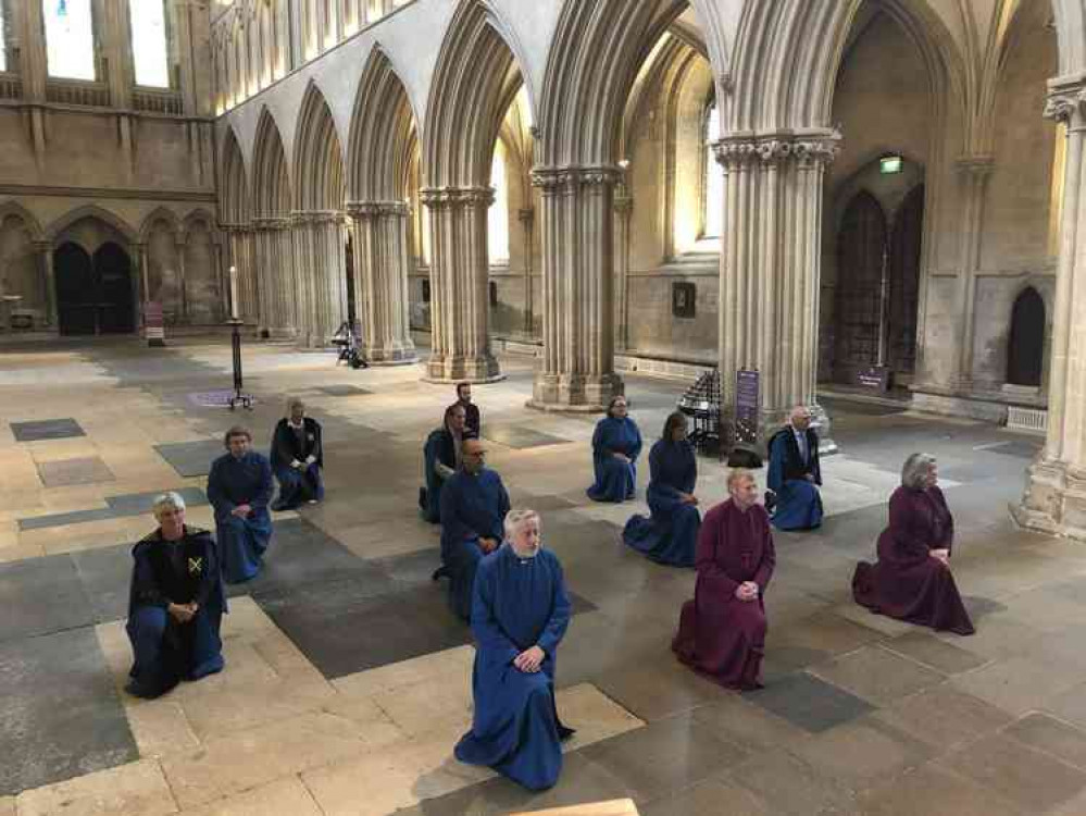 Solidarity with Black Lives Matter in Wells Cathedral