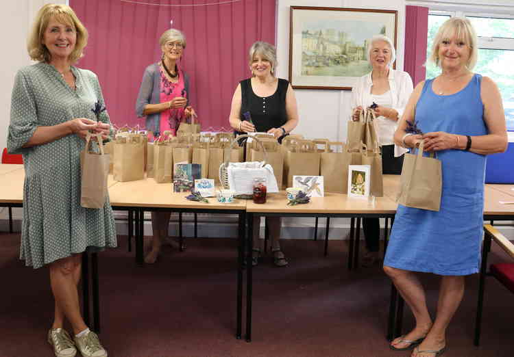 Volunteers at The Lawrence Centre in Wells took 95 bags of cream tea ingredients to vulnerable people still stuck in the homes because of the coronavirus lockdown