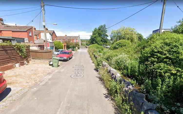 The incident happened in Gate Lane, Wells (Photo: Google Street View)