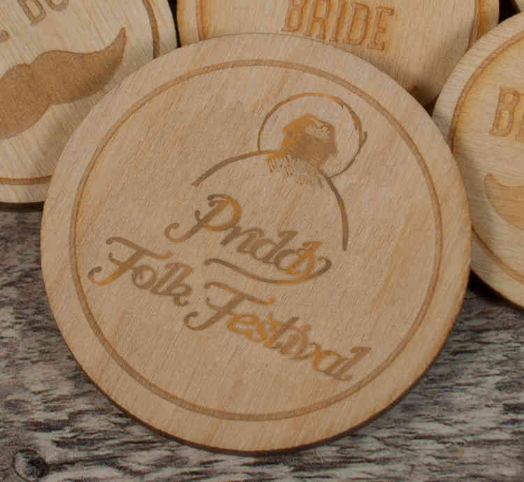 The exclusive Priddy Folk Festival badges