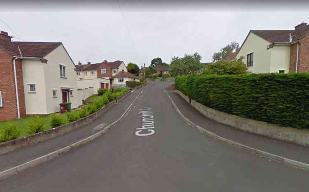 The fire happened in Churchill Close in Wells (Photo: Google Street View)