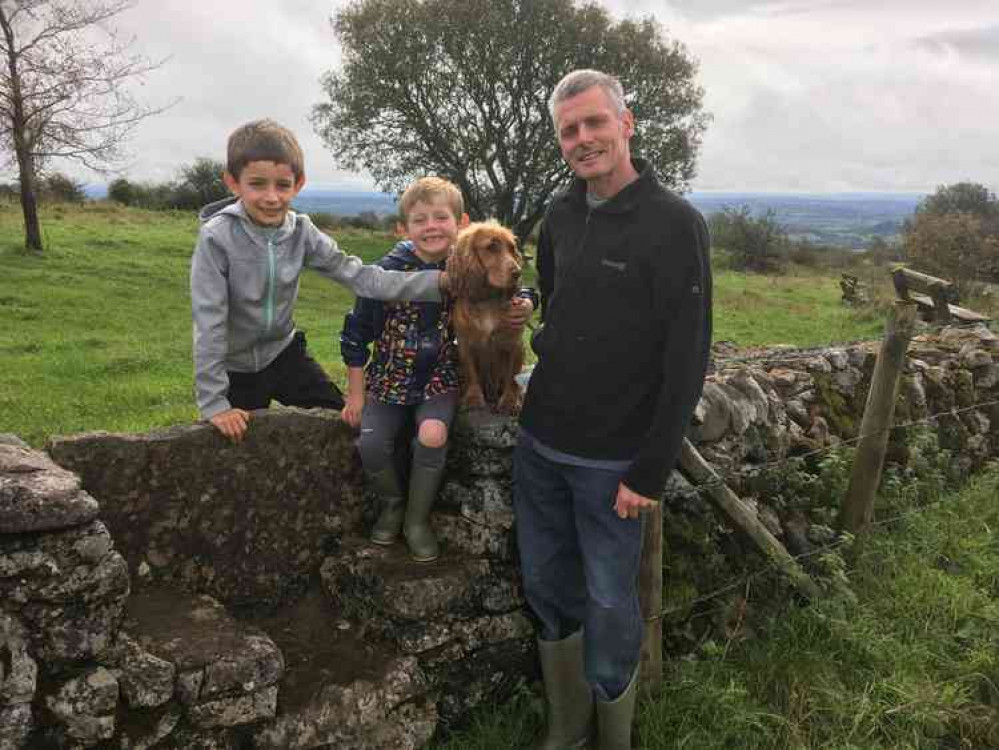 The ingot was found on Wookey Farm, which is run by Ian Davies and his family