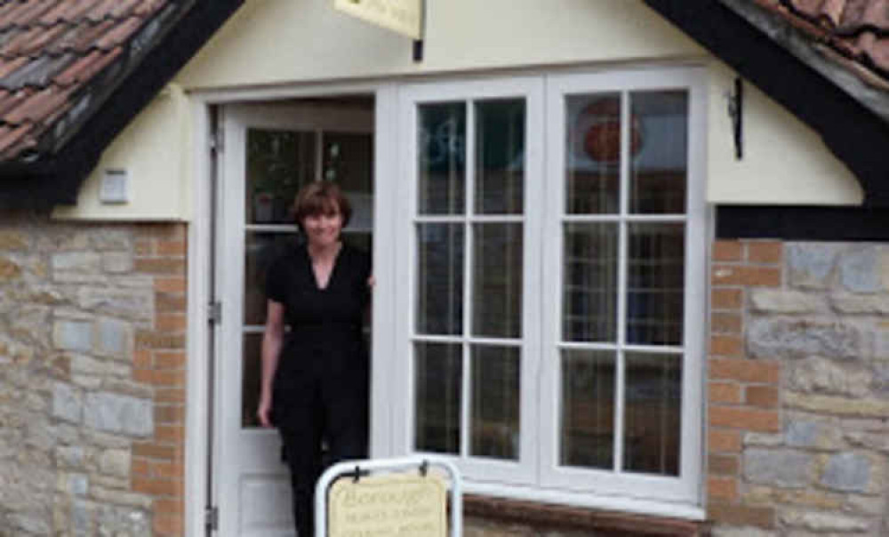 Barbara at her Borough Beauty salon in Wedmore