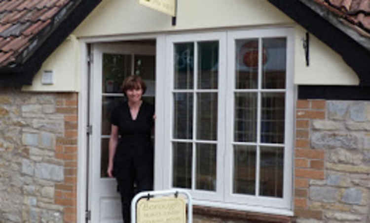 Barbara at her Borough Beauty salon in Wedmore