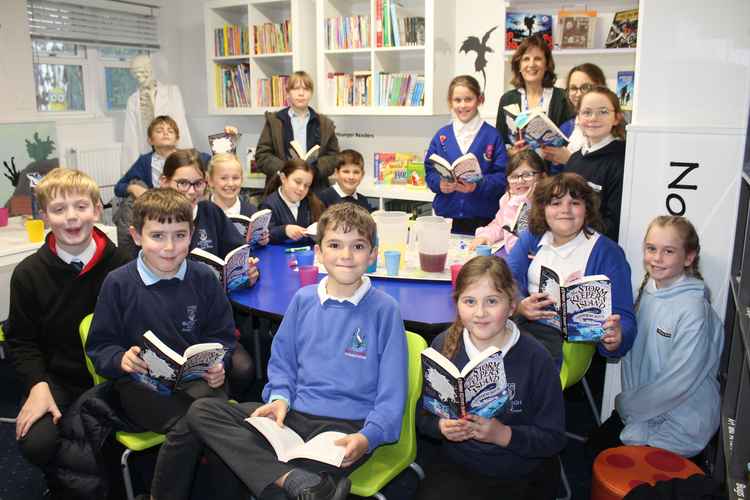 Pupils at an interschools Book Club