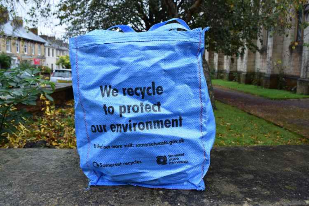 Bright Blue Bags to begin arriving on Wells doorsteps as Recycle More  roll-out starts, Local News, News, Wells Nub News