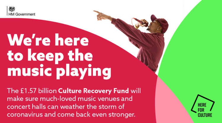 TIME has received the money from the Culture Recovery Fund