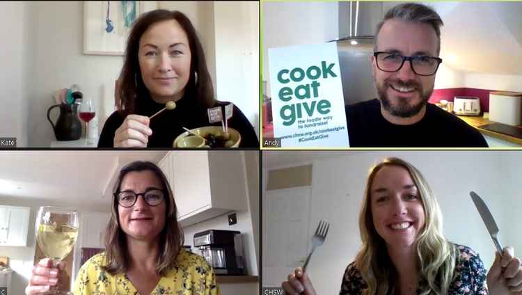 Why not hold a virtual Cook Eat Give dinner party and raise a few pounds for your local children's hospice?