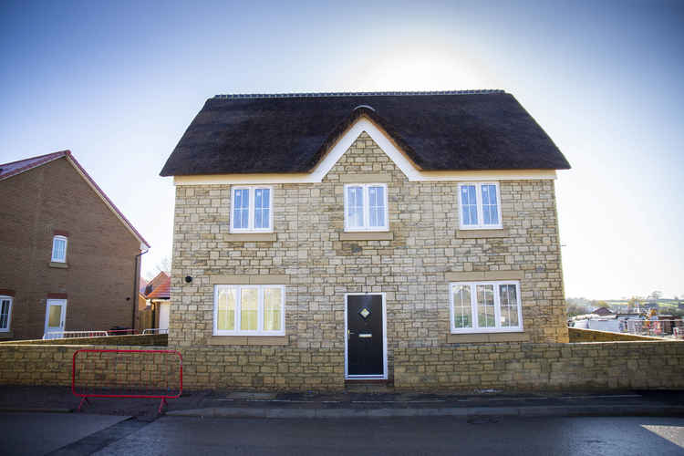 One of the thatched homes at Priory Fields, in Wells (Photo: SWNS)