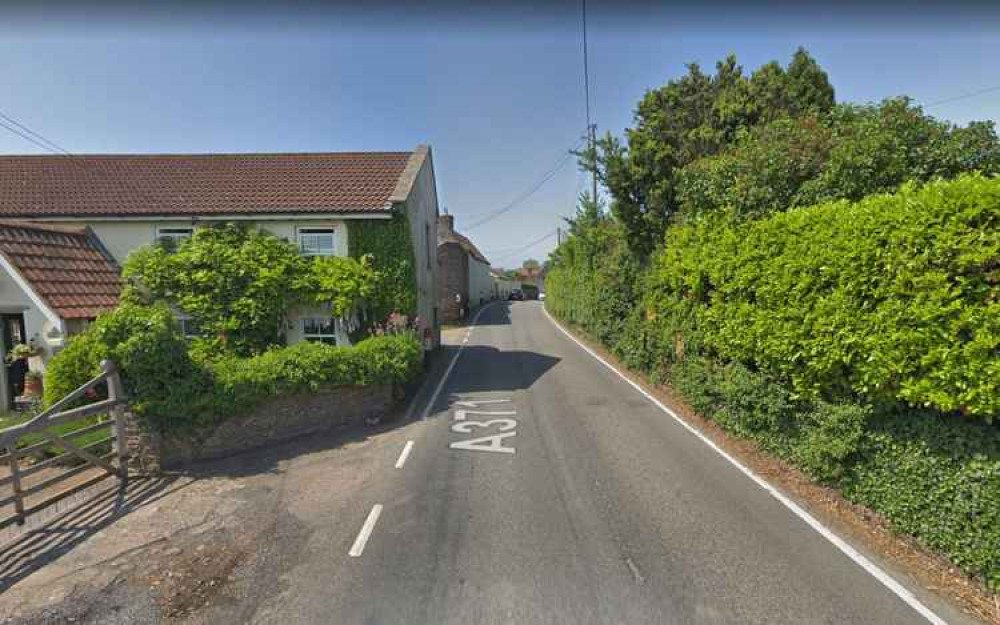 The water main has burst between Westbury-sub-Mendip and Easton (Photo: Google Street View)