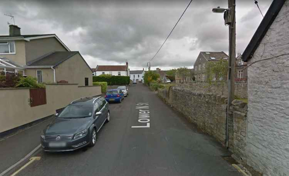 The fire happened at a block of flats in Lower North Road, Cheddar (Photo: Google Street View)