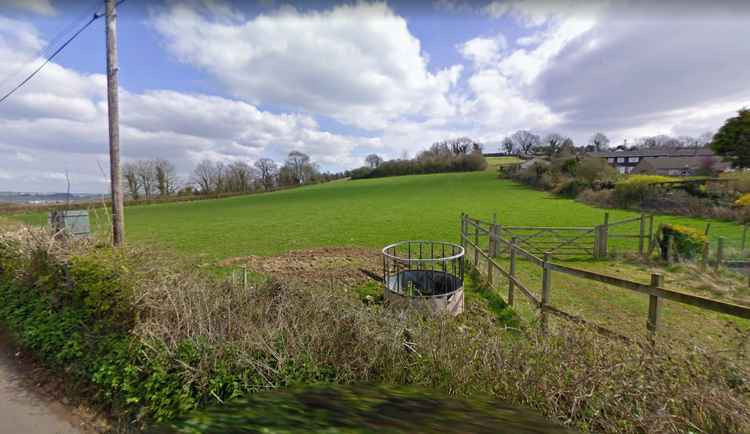 Looking towards the area in Chilcompton where the homes are proposed (Photo: Google Street View)