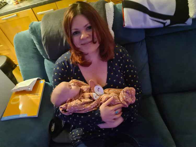 Reach for the Skye - Sarah Sanger with baby Skye