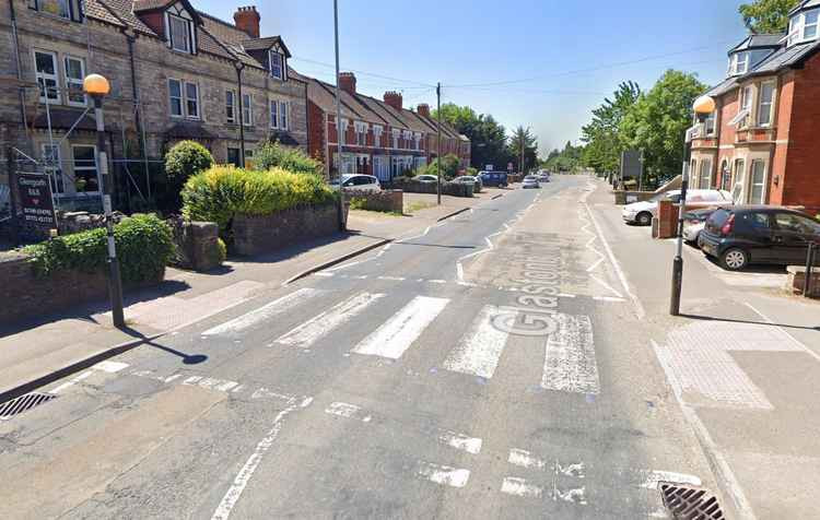 The zebra crossing on Glastonbury Road in Wells (Photo: Google Street View)