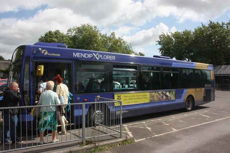 The 126 bus at Wells Bus Station (Photo: Geof Sheppard)