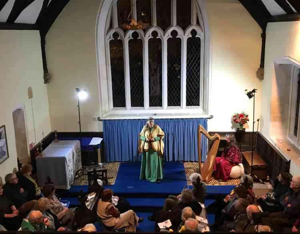 A performance in the Bubwith's Almshouses chapel