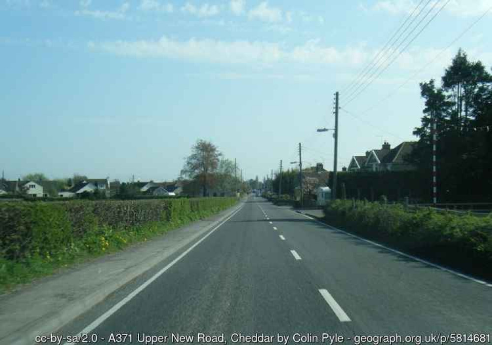 The fire happened in Upper New Road, Cheddar