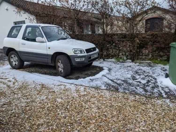 A light dusting of snow settled in Rookham